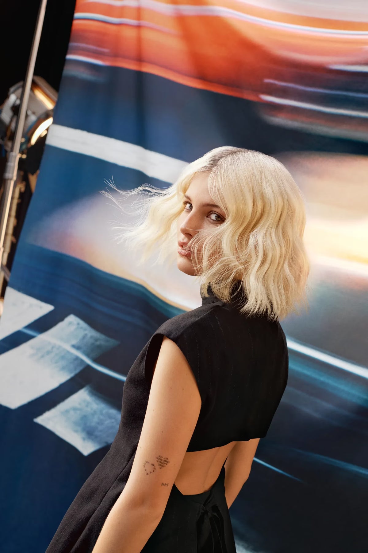 Sebastian Professional hair care model campaign image